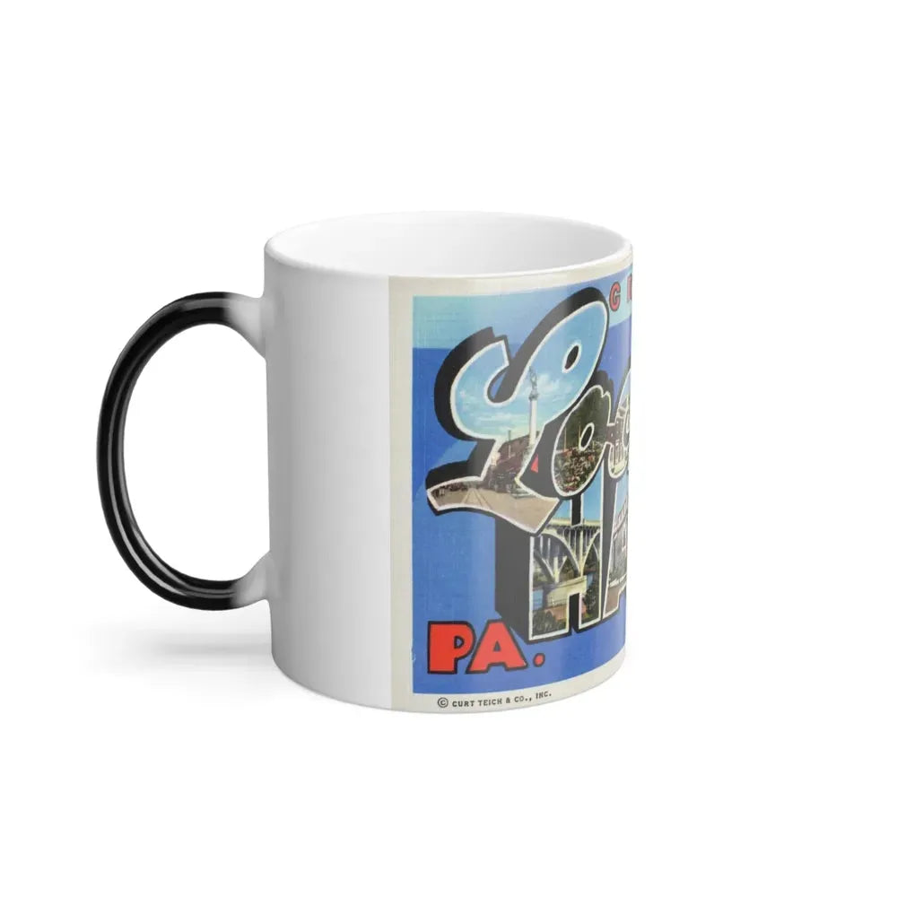 Greetings from Lock Haven PA (Greeting Postcards) Color Changing Mug 11oz - Go Mug Yourself