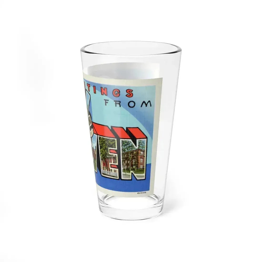 Greetings from Lock Haven PA (Greeting Postcards) Pint Glass 16oz - Go Mug Yourself