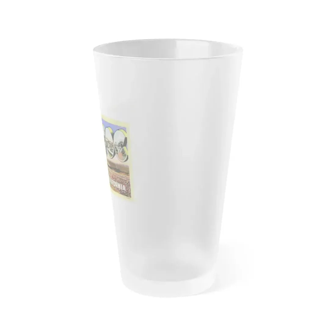 Greetings from Lompoc California (Greeting Postcards) Frosted Pint Glass 16oz - Go Mug Yourself