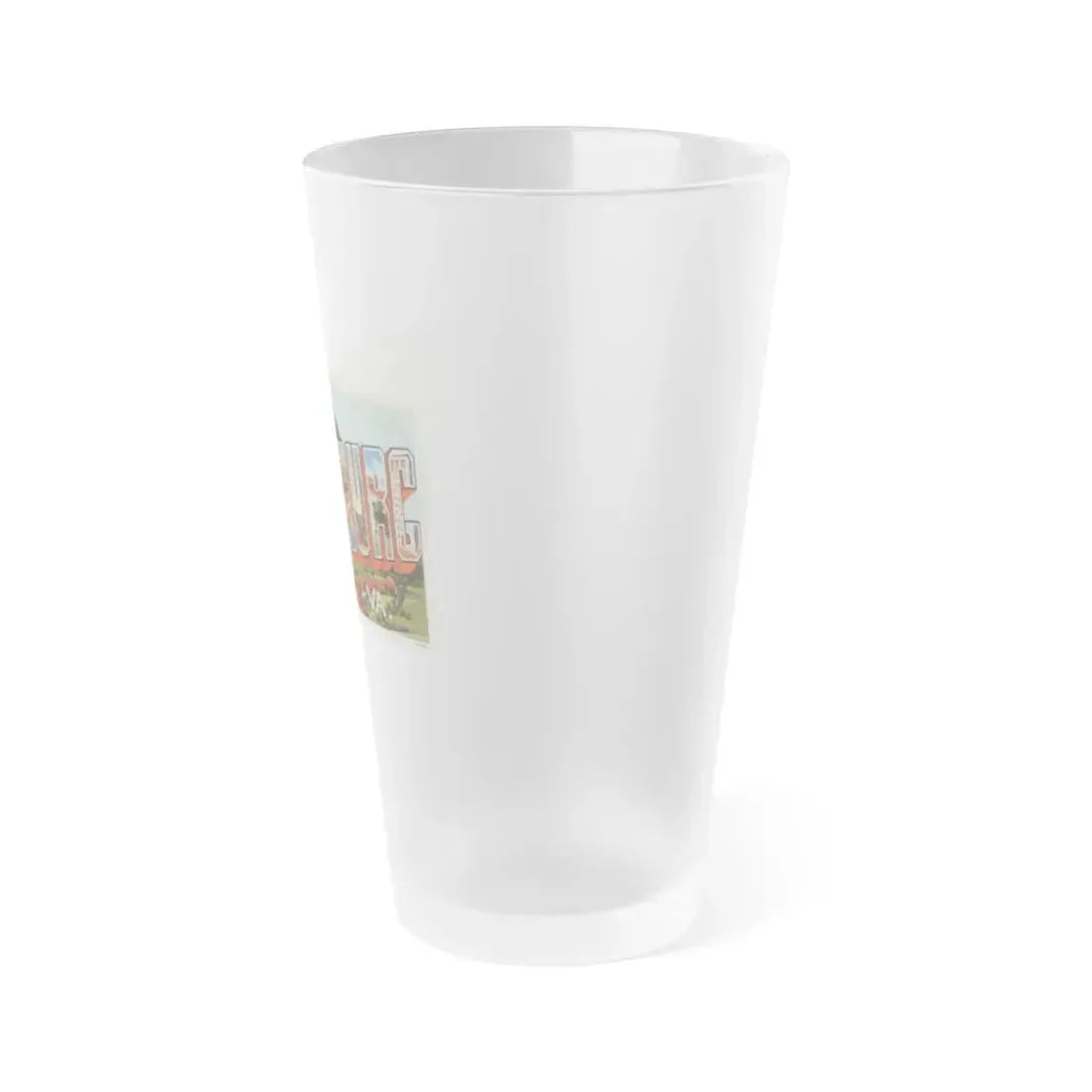 Greetings From Lynchburg VA (Greeting Postcards) Frosted Pint Glass 16oz - Go Mug Yourself