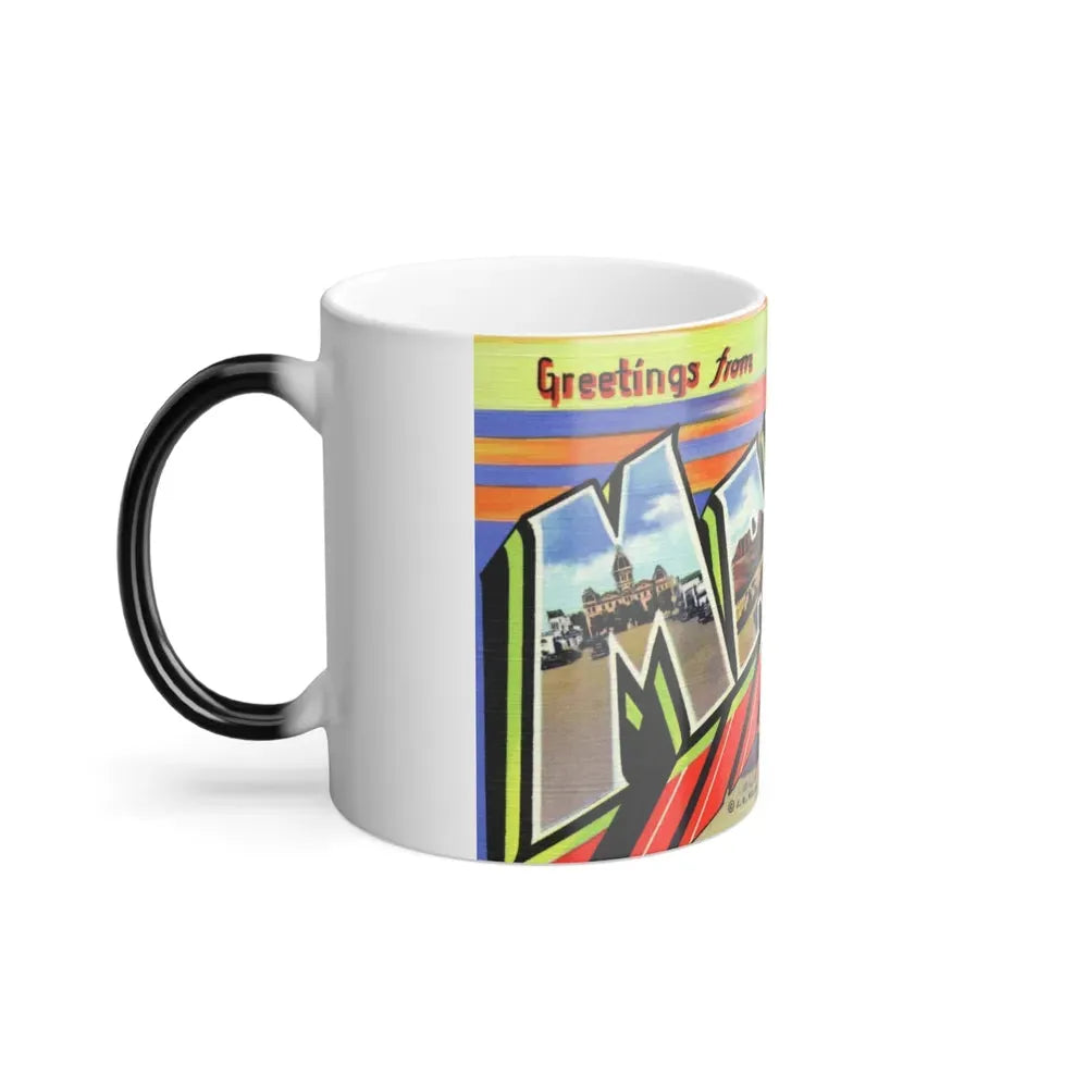 Greetings from Marfa Texas (Greeting Postcards) Color Changing Mug 11oz - Go Mug Yourself