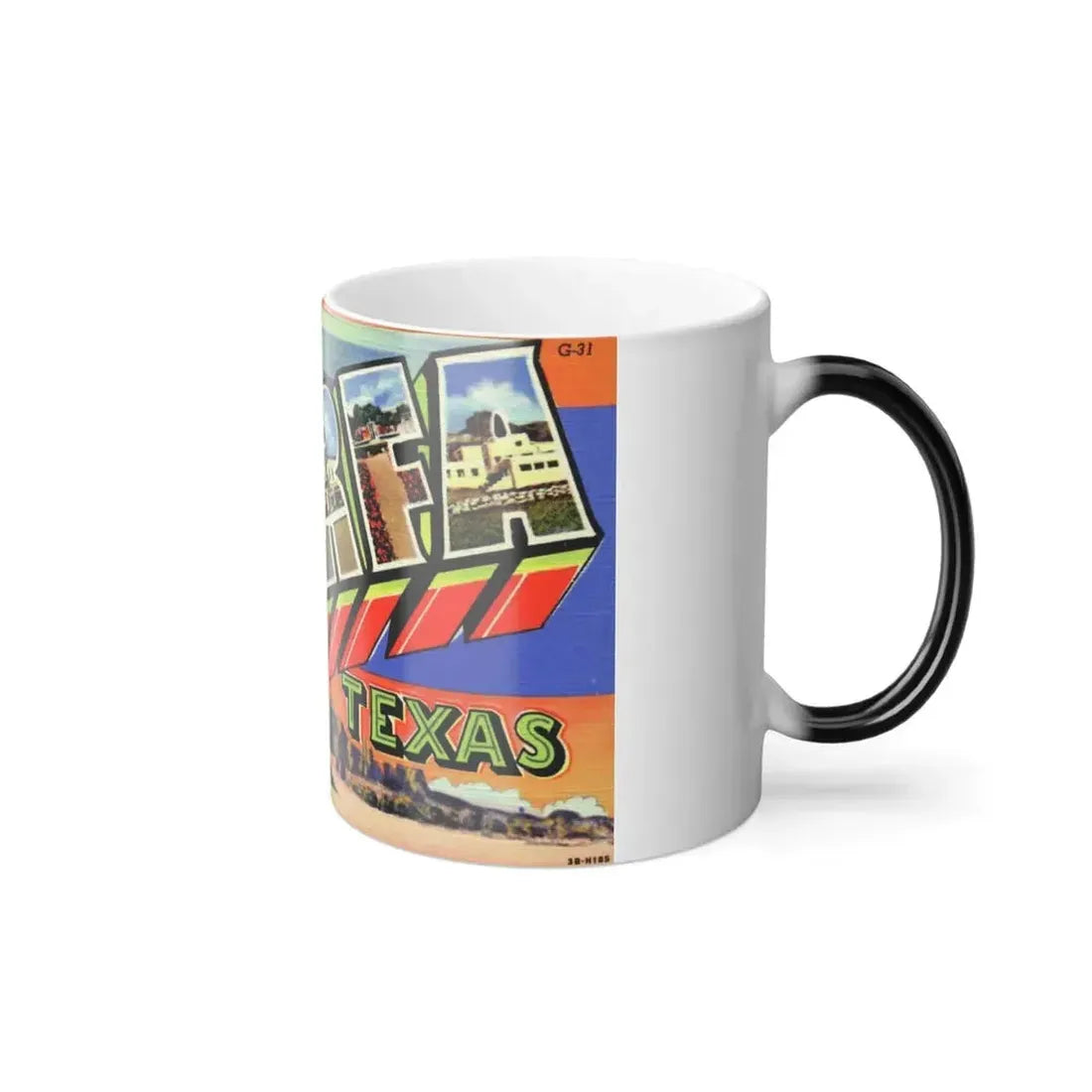Greetings from Marfa Texas (Greeting Postcards) Color Changing Mug 11oz - Go Mug Yourself