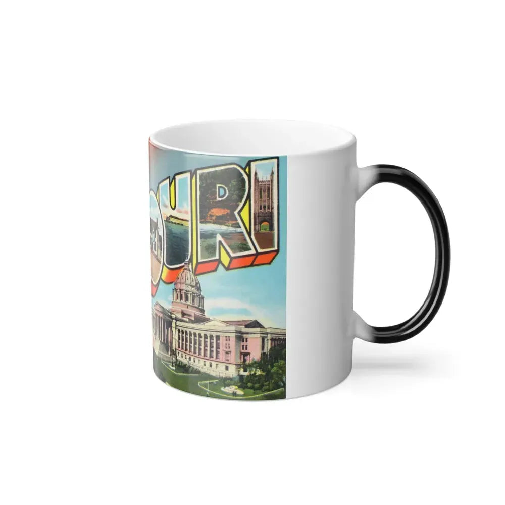 Greetings from Missouri (Greeting Postcards) Color Changing Mug 11oz - Go Mug Yourself