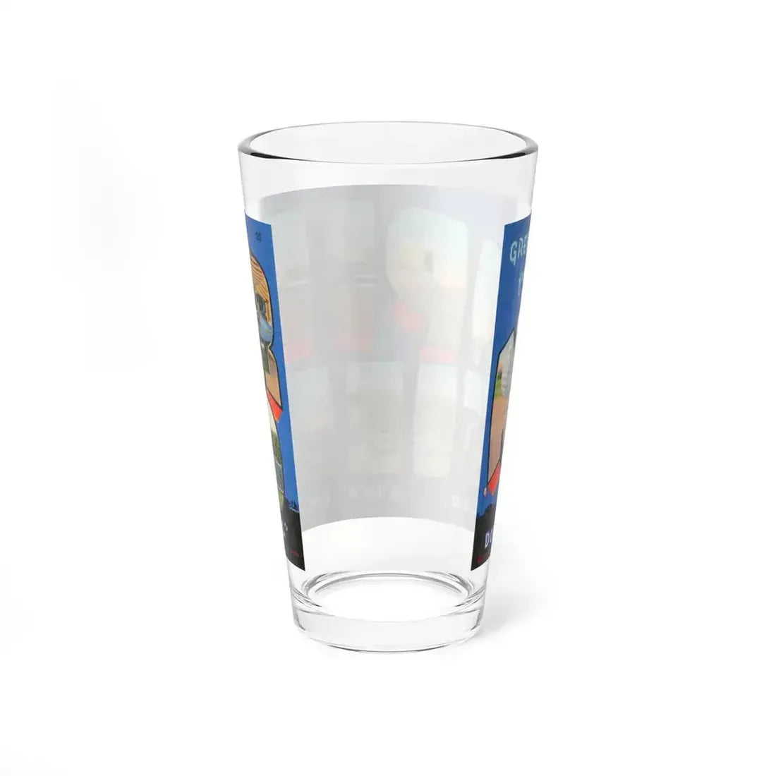 Greetings from Napier Field (Greeting Postcards) Pint Glass 16oz - Go Mug Yourself