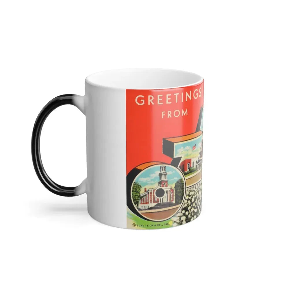 Greetings from Ozark Ala (Greeting Postcards) Color Changing Mug 11oz - Go Mug Yourself