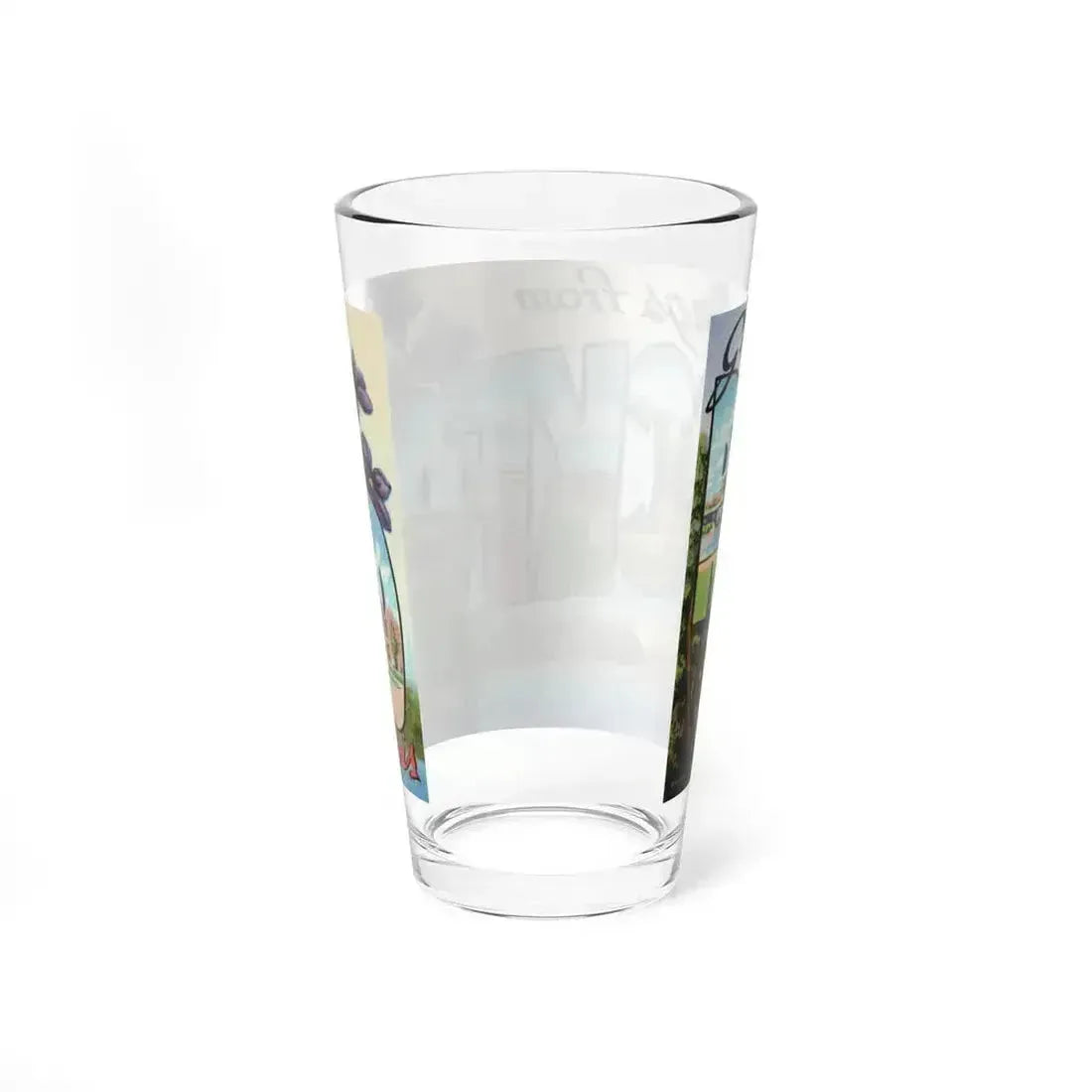 Greetings from Rockford Illinois (Greeting Postcards) Pint Glass 16oz - Go Mug Yourself