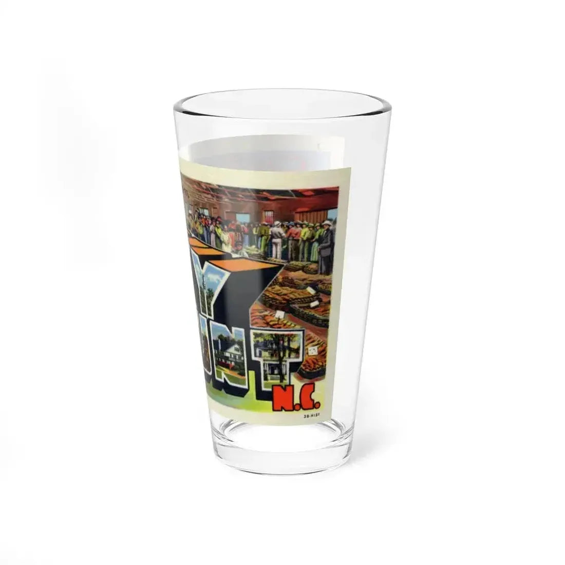 Greetings from Rocky Mount NC (Greeting Postcards) Pint Glass 16oz - Go Mug Yourself