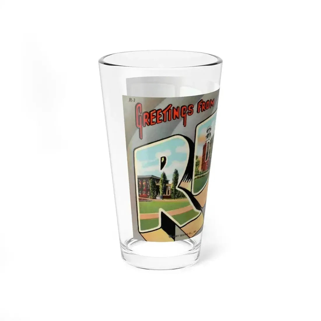 Greetings from Rome Ga (Greeting Postcards) Pint Glass 16oz - Go Mug Yourself