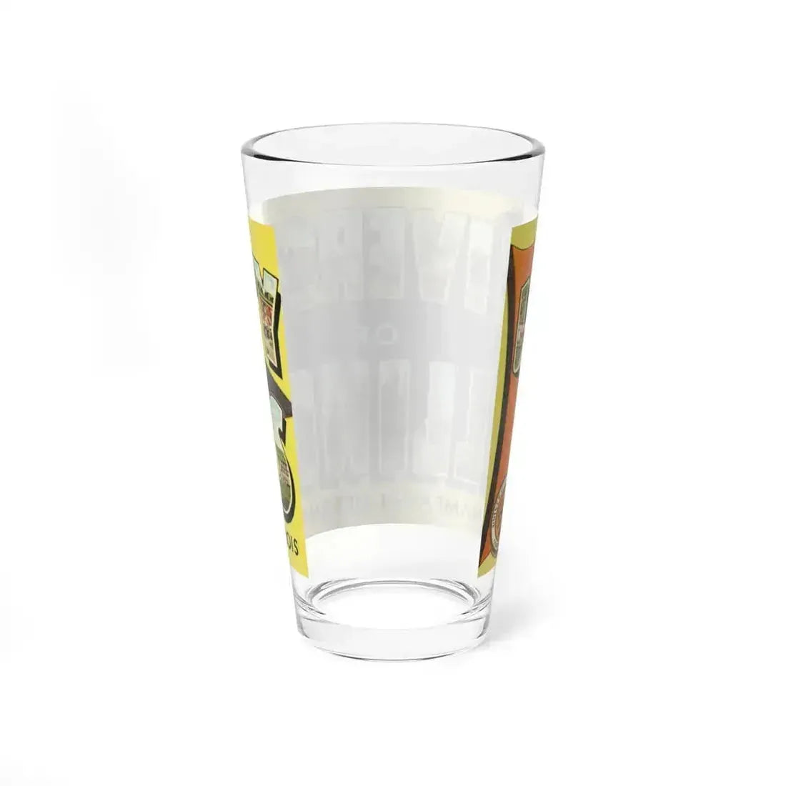 Greetings From The University of Illinois (Greeting Postcards) Pint Glass 16oz - Go Mug Yourself