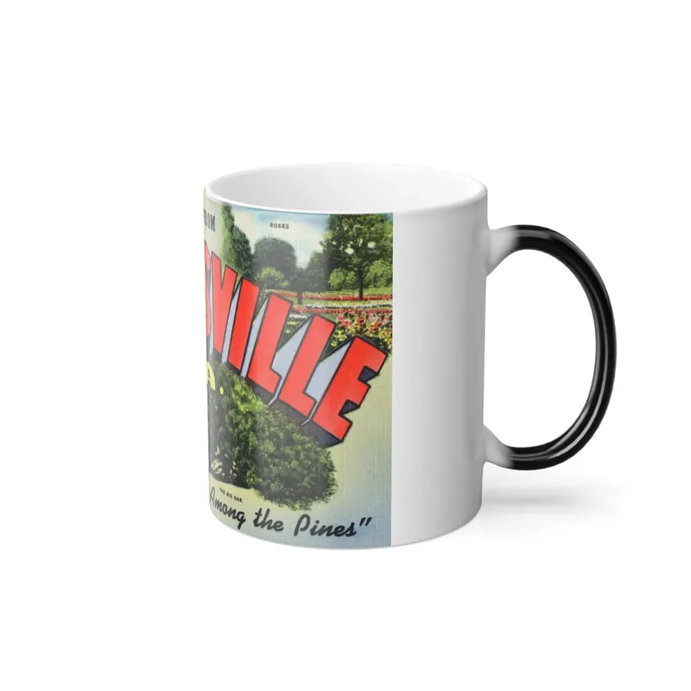 Greetings from Thomasville Ga (Greeting Postcards) Color Changing Mug 11oz - Go Mug Yourself