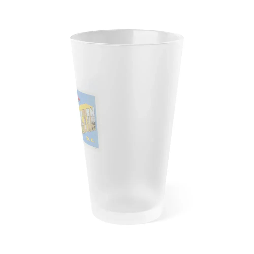 Greetings from Washington DC (Greeting Postcards) Frosted Pint Glass 16oz - Go Mug Yourself