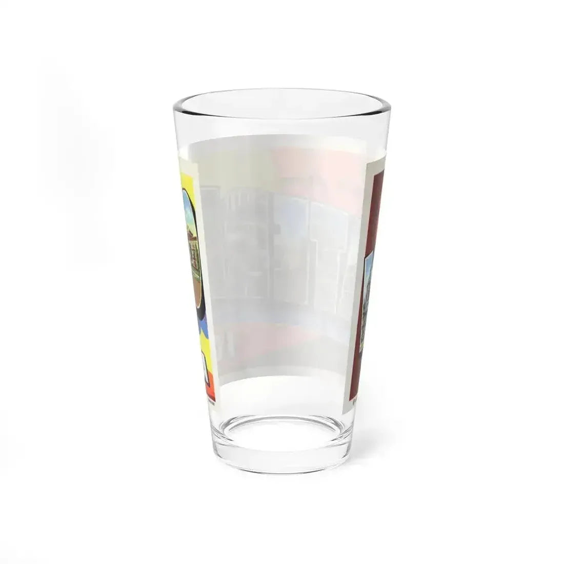 Greetings from Waterloo Iowa (Greeting Postcards) Pint Glass 16oz - Go Mug Yourself