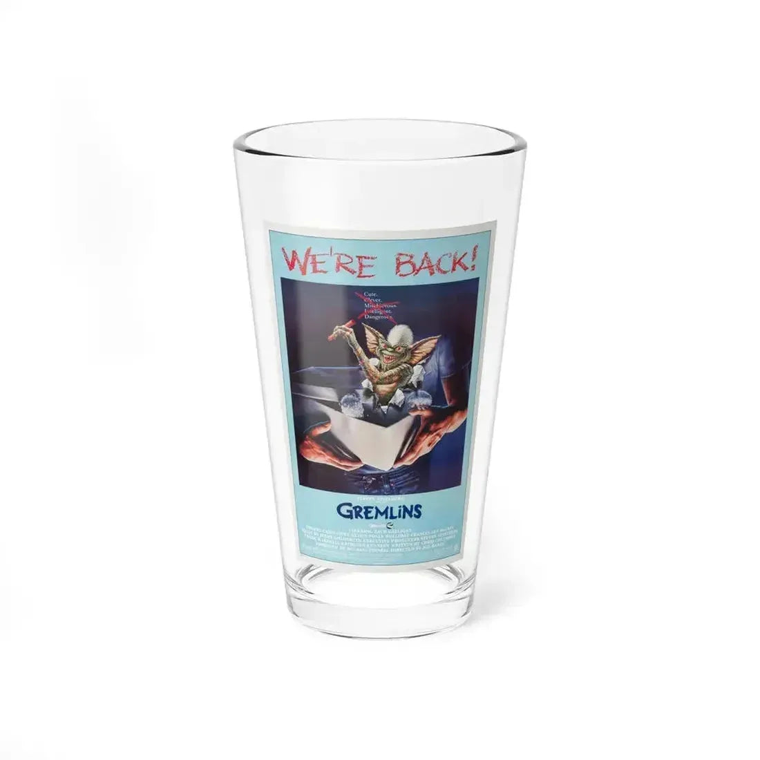 GREMLINS 1984 Movie Poster - Pint Glass 16oz 16oz - Go Mug Yourself