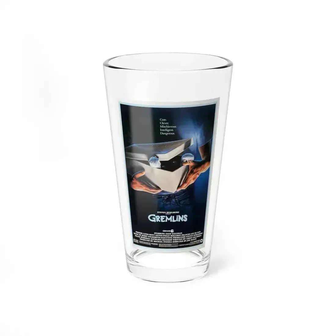 GREMLINS (TEASER) 1984 Movie Poster - Pint Glass 16oz 16oz - Go Mug Yourself