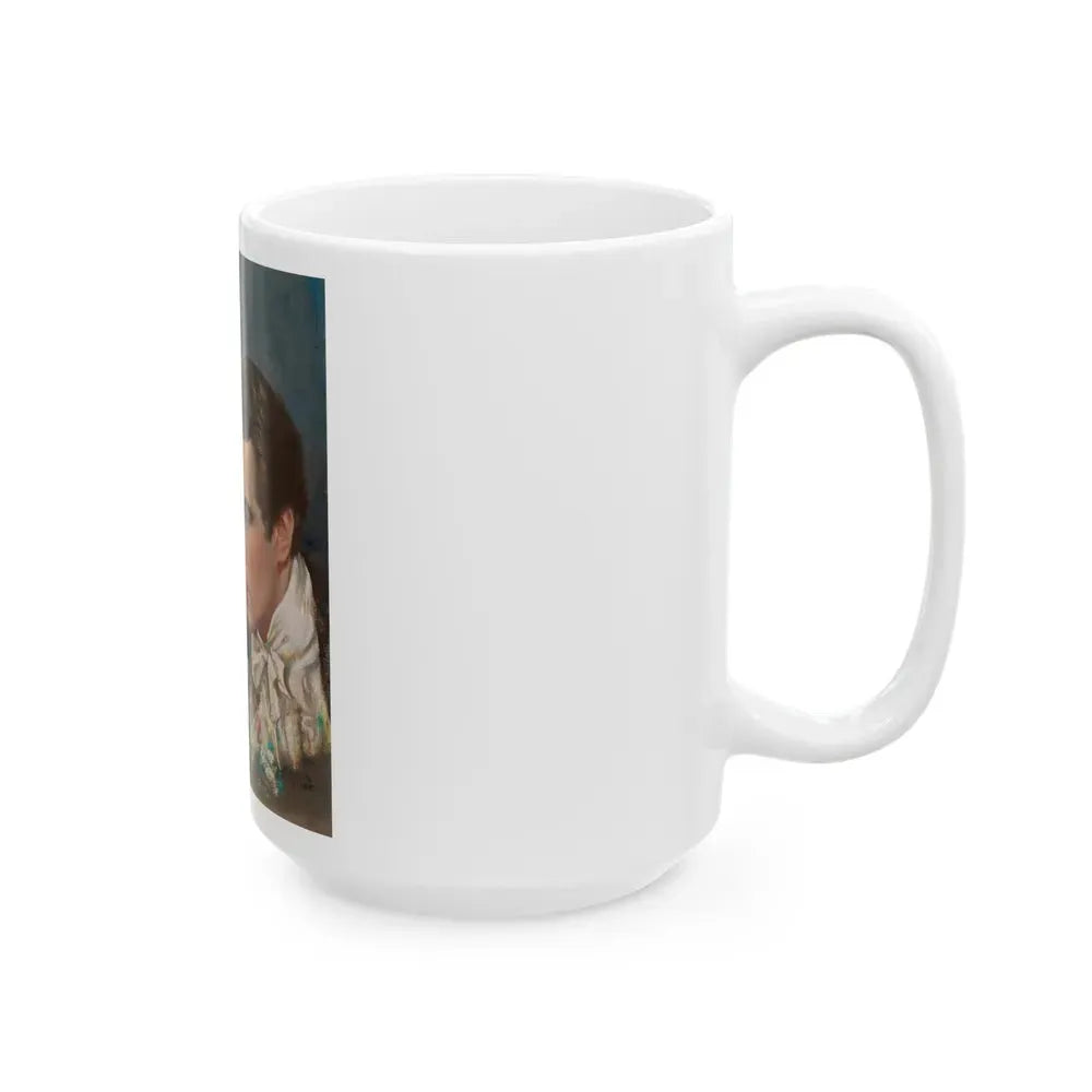 Greta Garbo and Robert Taylor, Movie Story Magazine cover, June 1937 - White Coffee Mug - Go Mug Yourself