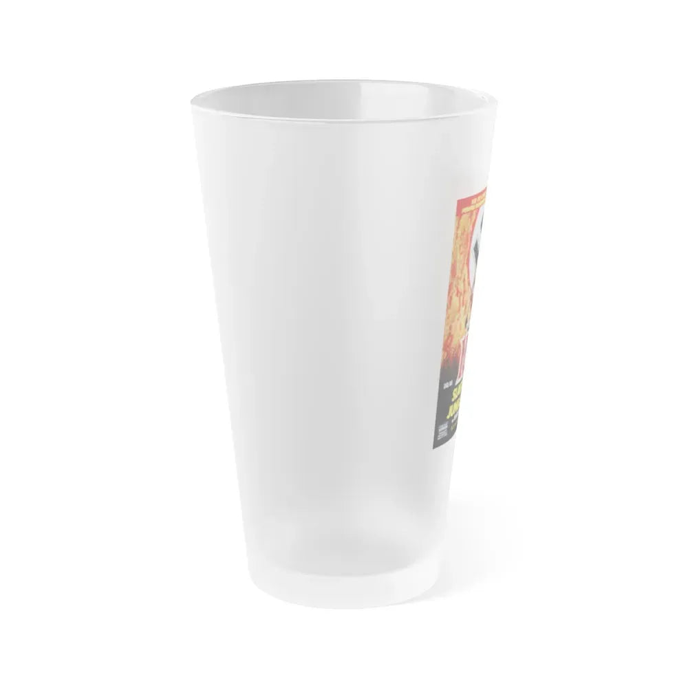GRETA THE MAD BUTCHER (ILSA THE WICKED WARDEN) DANISH 1977 Movie Poster - Frosted Pint Glass 16oz - Go Mug Yourself