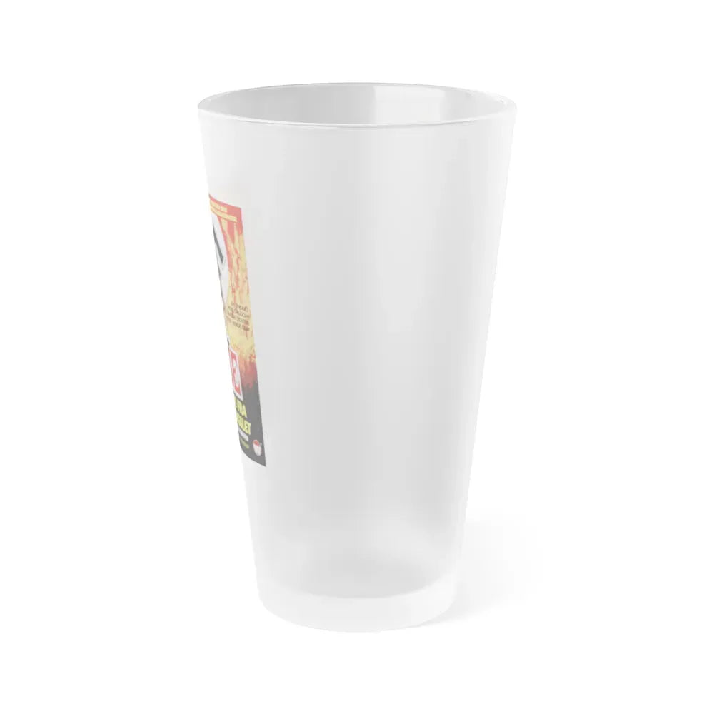 GRETA THE MAD BUTCHER (ILSA THE WICKED WARDEN) DANISH 1977 Movie Poster - Frosted Pint Glass 16oz - Go Mug Yourself