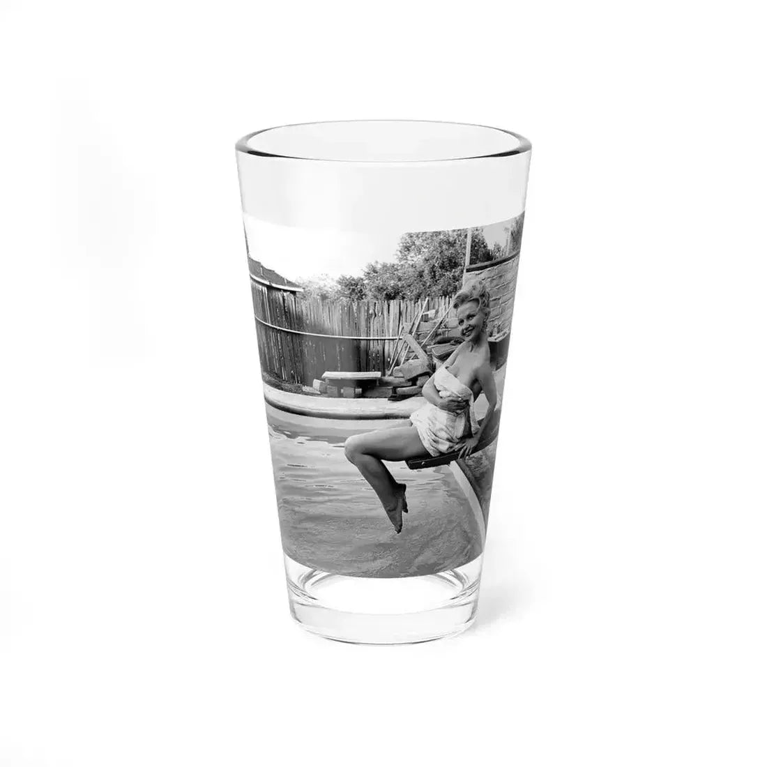 Greta Thyssen #101 (Vintage Female Icon) Pint Glass 16oz 16oz - Go Mug Yourself
