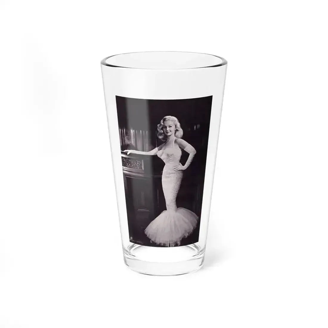 Greta Thyssen #111 (Vintage Female Icon) Pint Glass 16oz 16oz - Go Mug Yourself