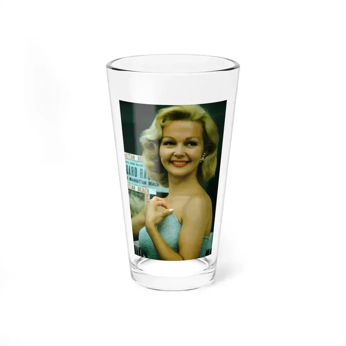 Greta Thyssen #153 (Vintage Female Icon) Pint Glass 16oz 16oz - Go Mug Yourself