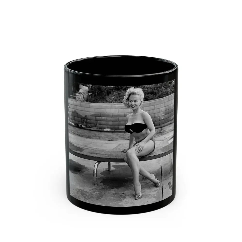 Greta Thyssen #50 (Vintage Female Icon) Black Coffee Mug 11oz - Go Mug Yourself