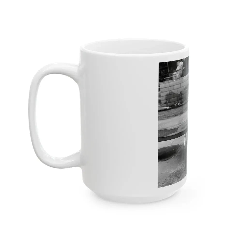 Greta Thyssen #50 (Vintage Female Icon) White Coffee Mug - Go Mug Yourself