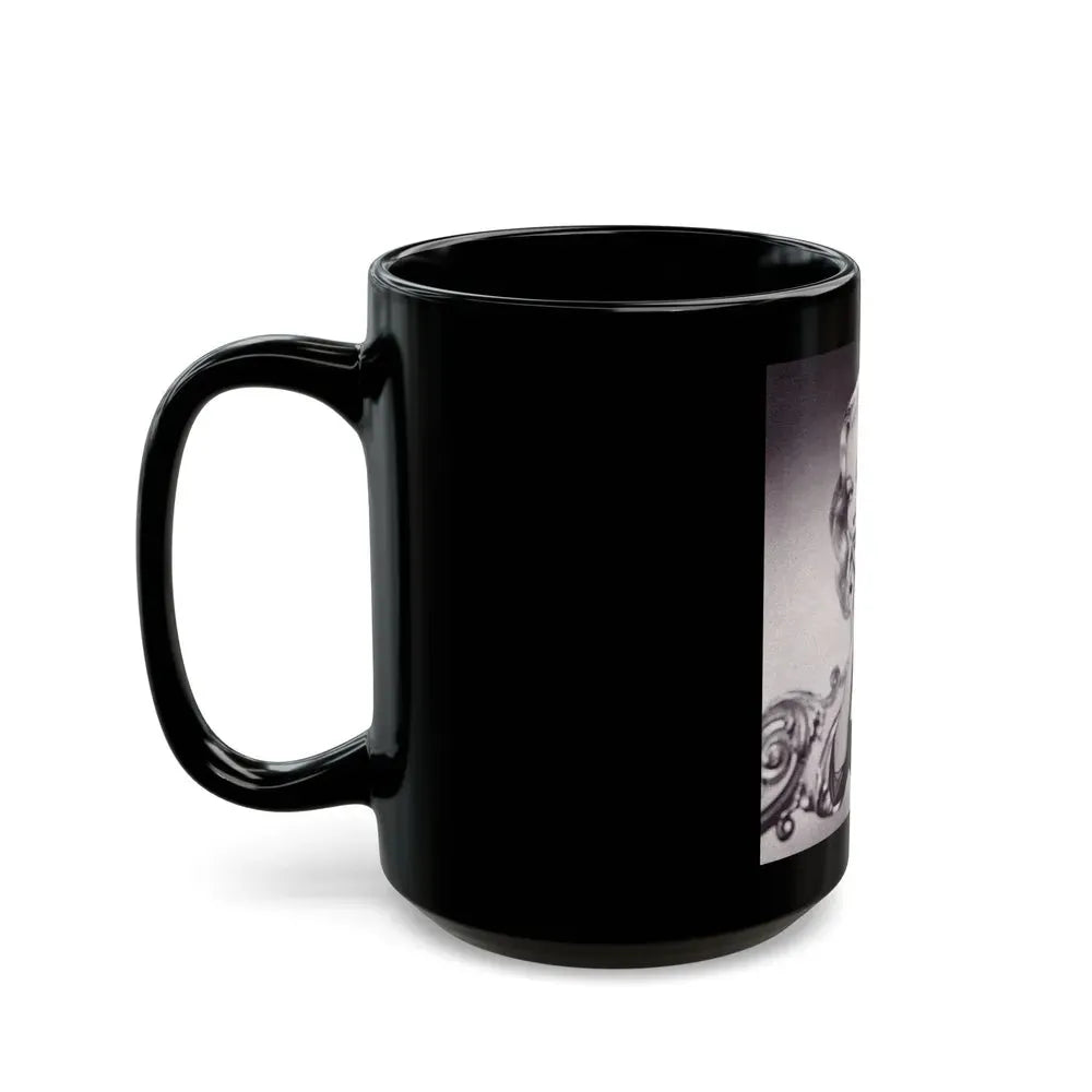 Greta Thyssen #54 (Vintage Female Icon) Black Coffee Mug - Go Mug Yourself
