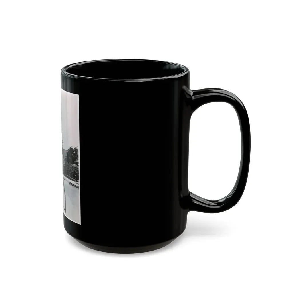 Greta Thyssen #55 (Vintage Female Icon) Black Coffee Mug - Go Mug Yourself