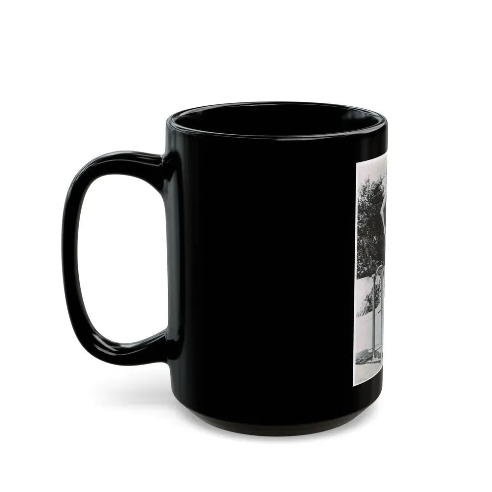Greta Thyssen #55 (Vintage Female Icon) Black Coffee Mug - Go Mug Yourself