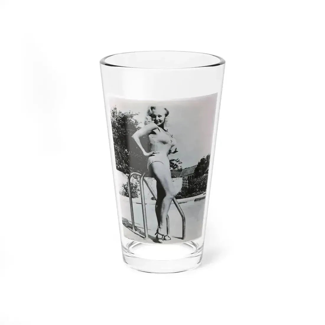 Greta Thyssen #55 (Vintage Female Icon) Pint Glass 16oz 16oz - Go Mug Yourself