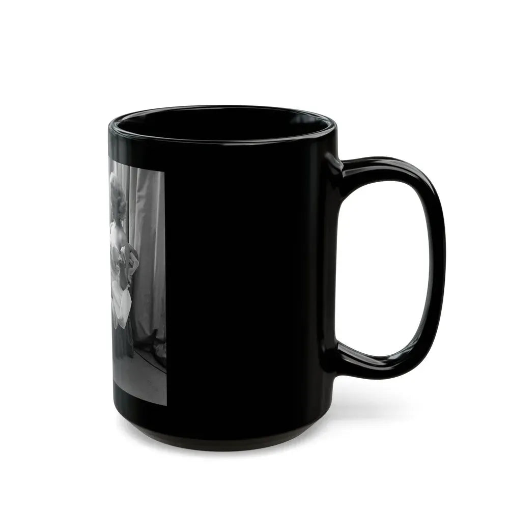 Greta Thyssen #70 (Vintage Female Icon) Black Coffee Mug - Go Mug Yourself