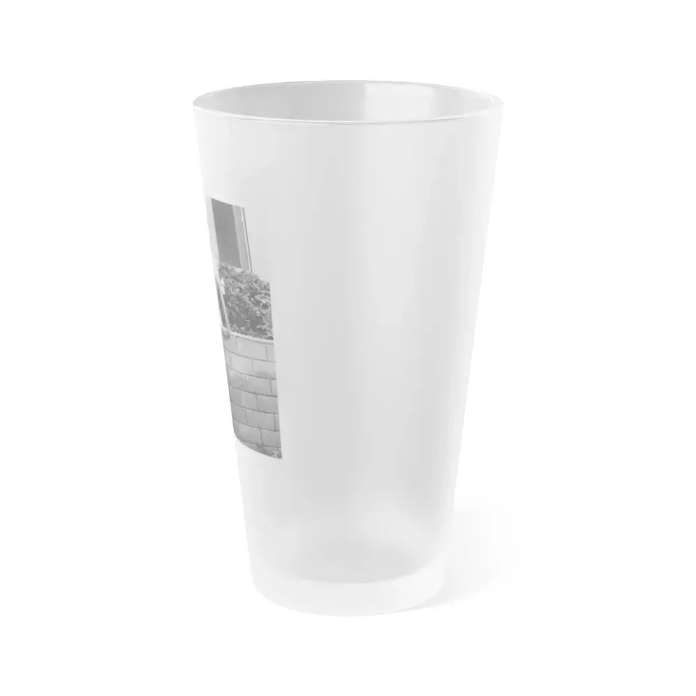Greta Thyssen #71 (Vintage Female Icon) Frosted Pint Glass 16oz - Go Mug Yourself