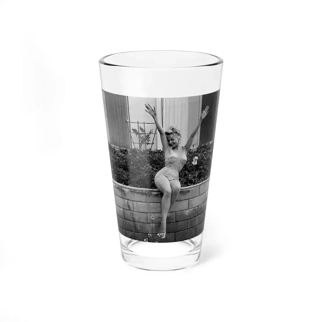 Greta Thyssen #72 (Vintage Female Icon) Pint Glass 16oz 16oz - Go Mug Yourself