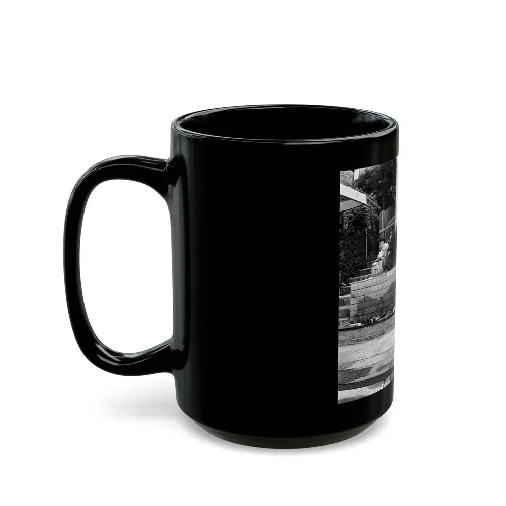 Greta Thyssen #73 (Vintage Female Icon) Black Coffee Mug - Go Mug Yourself