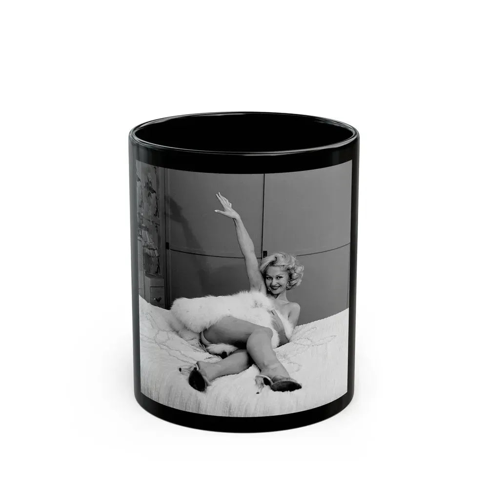 Greta Thyssen #77 (Vintage Female Icon) Black Coffee Mug 11oz - Go Mug Yourself