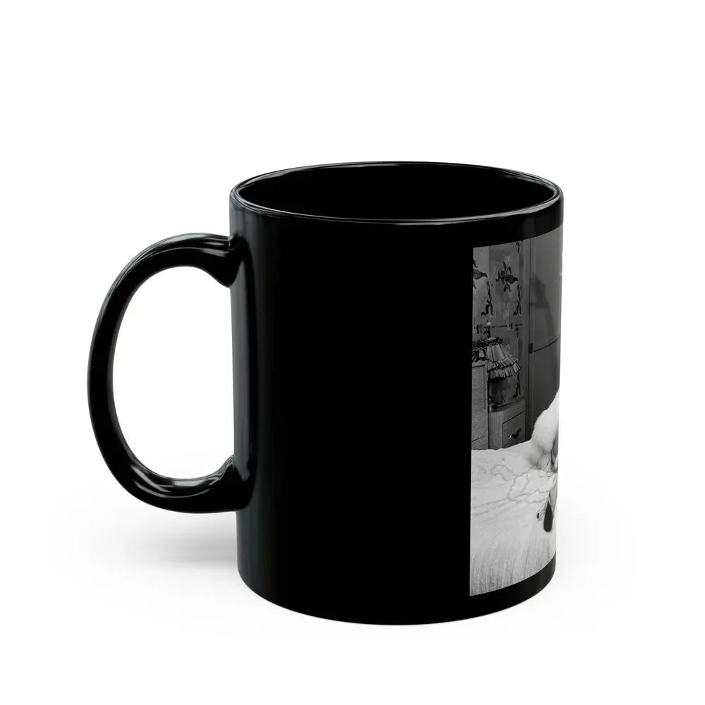 Greta Thyssen #77 (Vintage Female Icon) Black Coffee Mug - Go Mug Yourself
