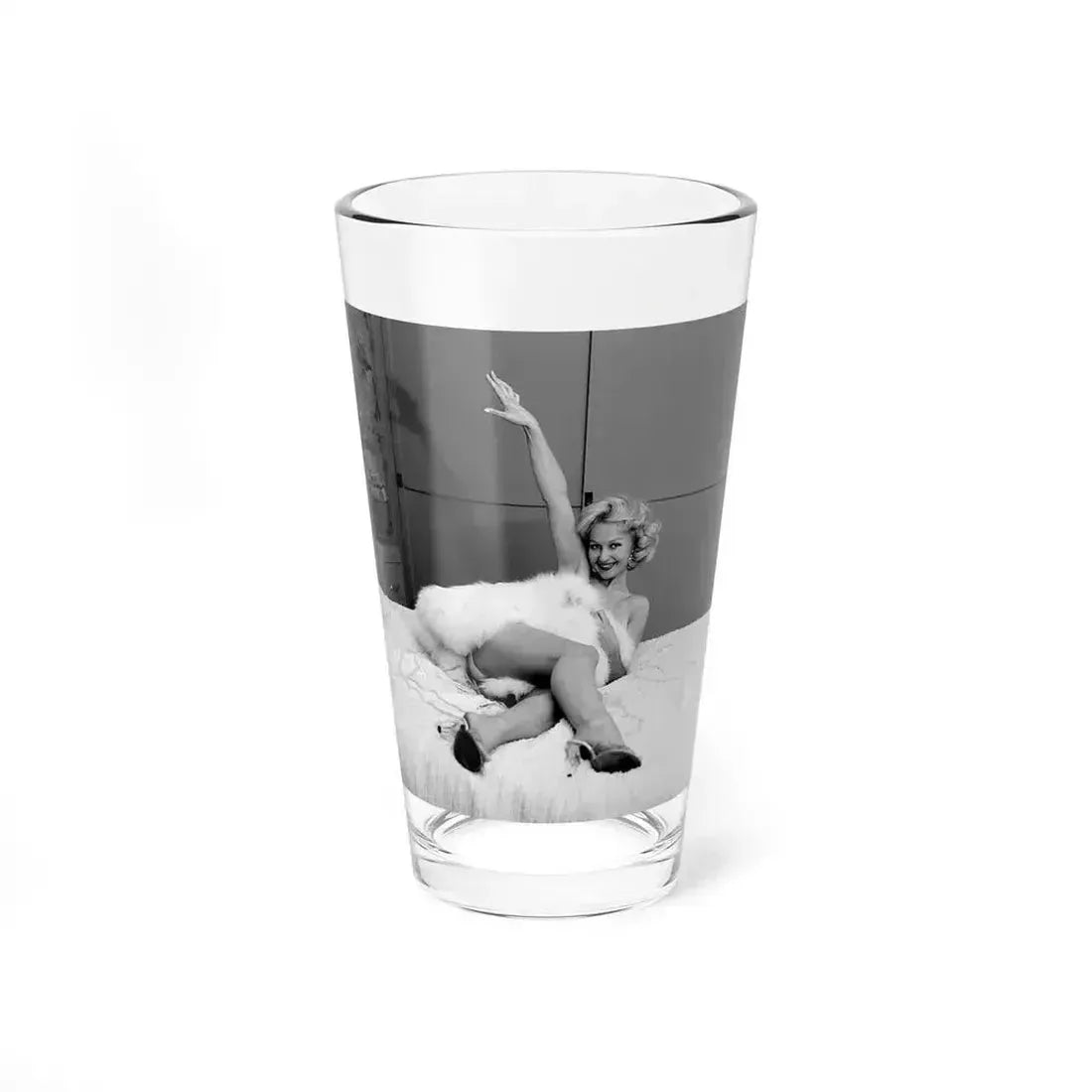 Greta Thyssen #77 (Vintage Female Icon) Pint Glass 16oz 16oz - Go Mug Yourself