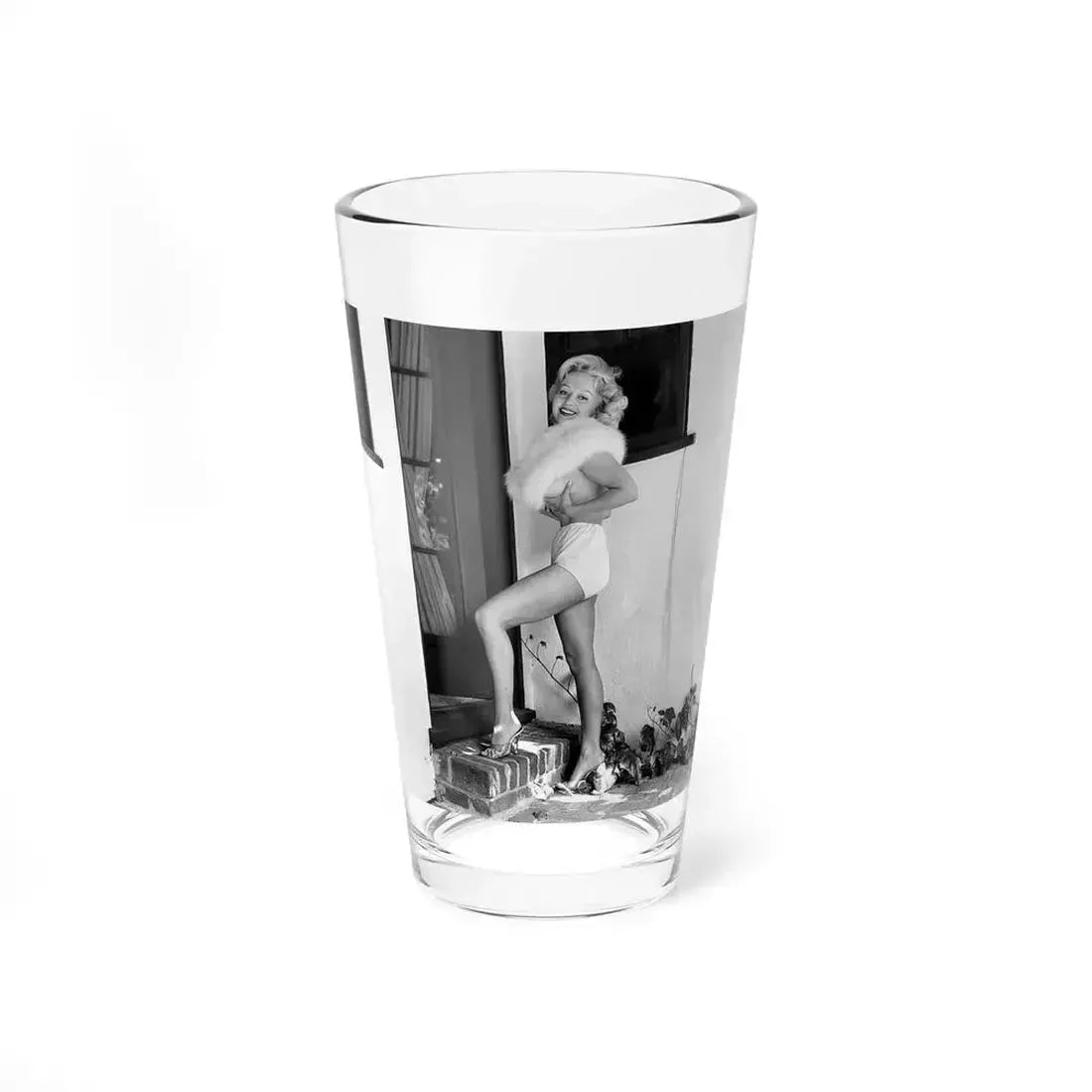 Greta Thyssen #78 (Vintage Female Icon) Pint Glass 16oz 16oz - Go Mug Yourself
