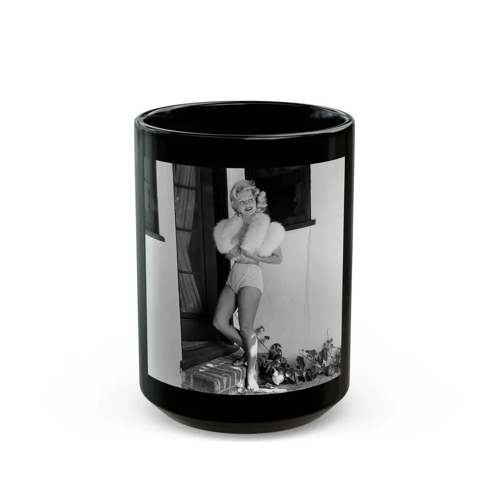 Greta Thyssen #79 (Vintage Female Icon) Black Coffee Mug 15oz - Go Mug Yourself