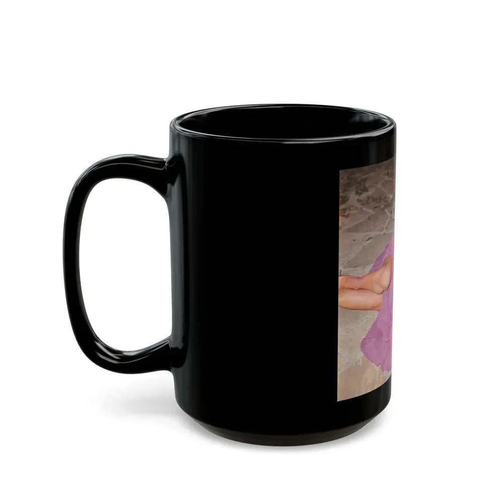 Greta Thyssen #91 (Vintage Female Icon) Black Coffee Mug - Go Mug Yourself