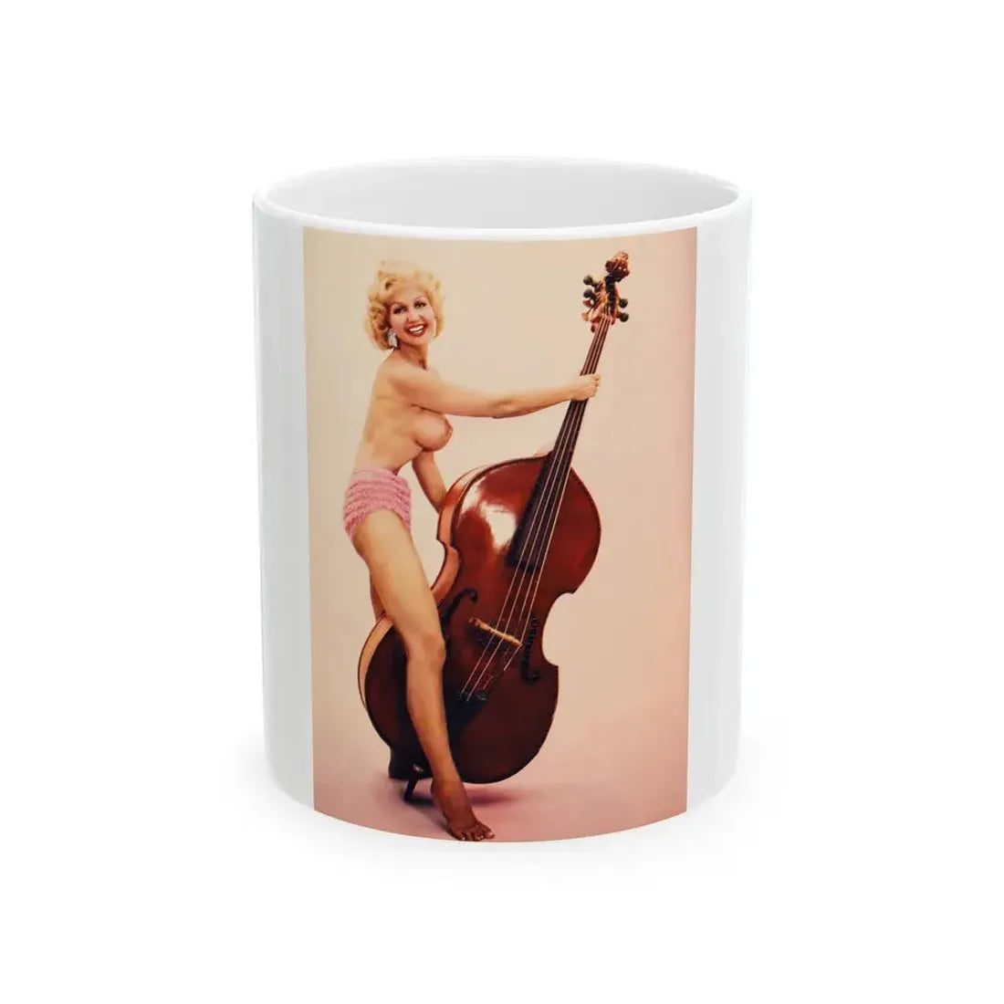 Greta Thyssen #97 1 (Vintage Female Icon) White Coffee Mug 11oz - Go Mug Yourself