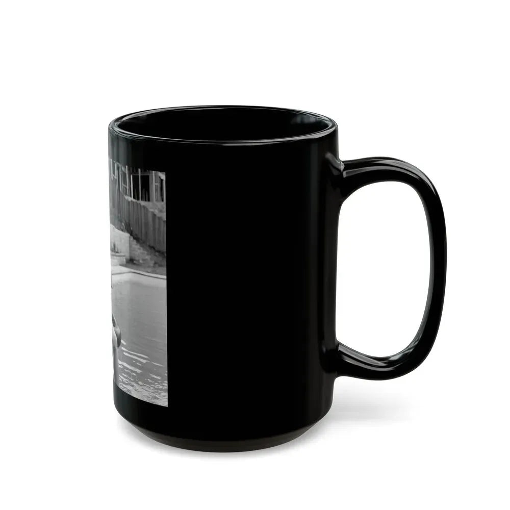 Greta Thyssen #99 (Vintage Female Icon) Black Coffee Mug - Go Mug Yourself