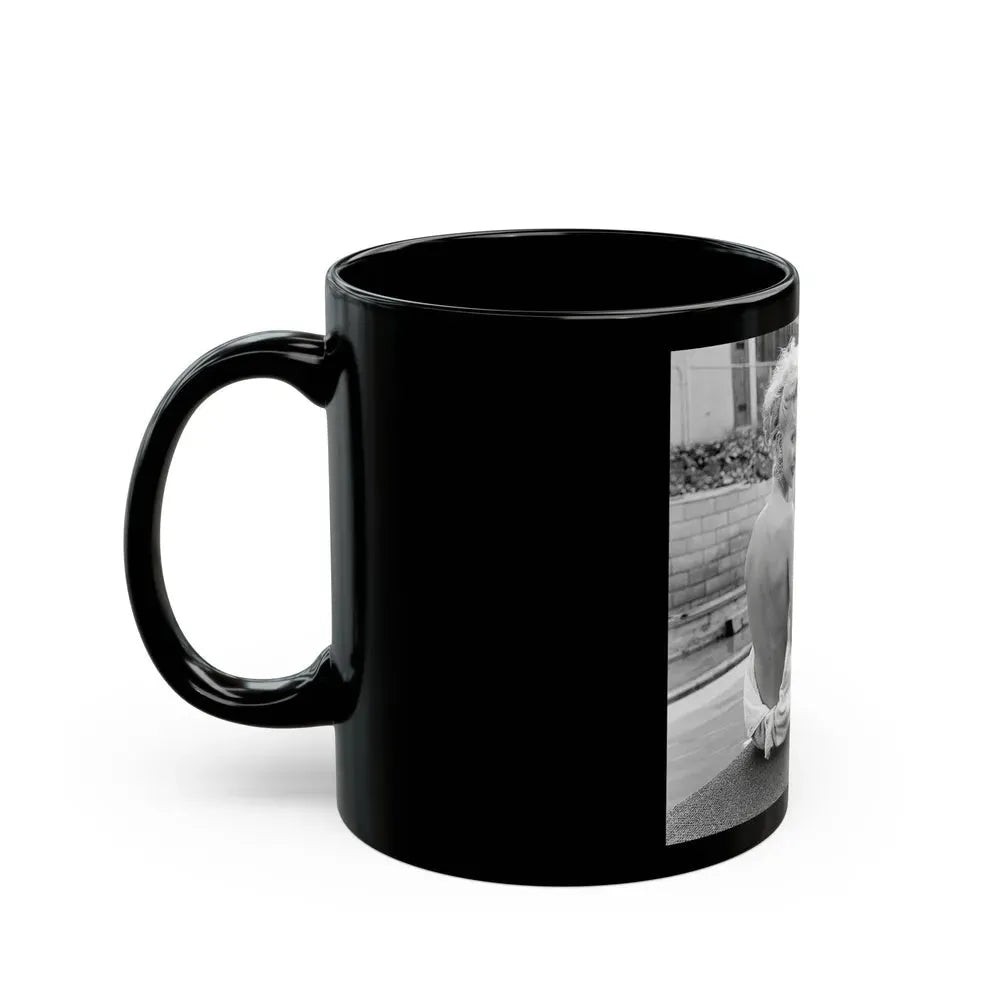 Greta Thyssen #99 (Vintage Female Icon) Black Coffee Mug - Go Mug Yourself