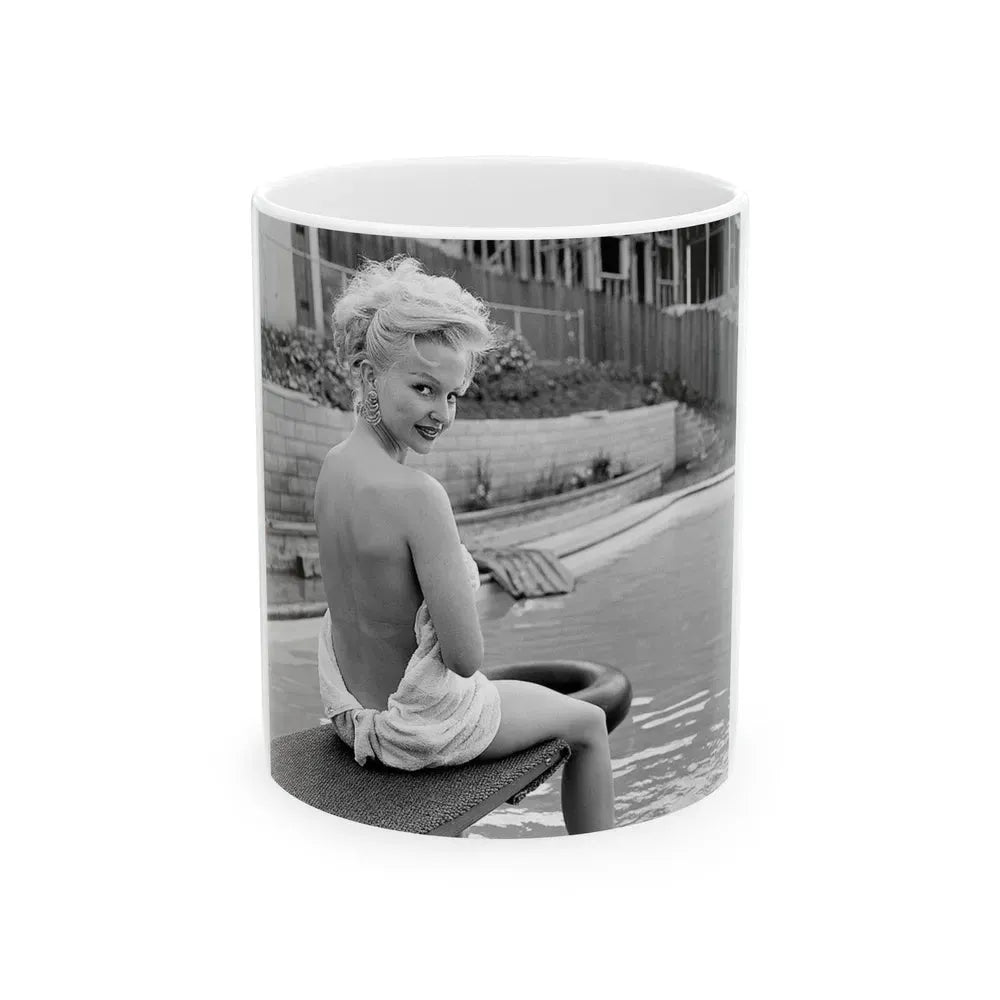 Greta Thyssen #99 (Vintage Female Icon) White Coffee Mug 11oz - Go Mug Yourself