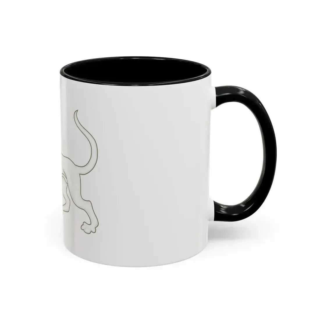 Greyhound of Richmond Badge of Henry VII - Accent Coffee Mug - Go Mug Yourself
