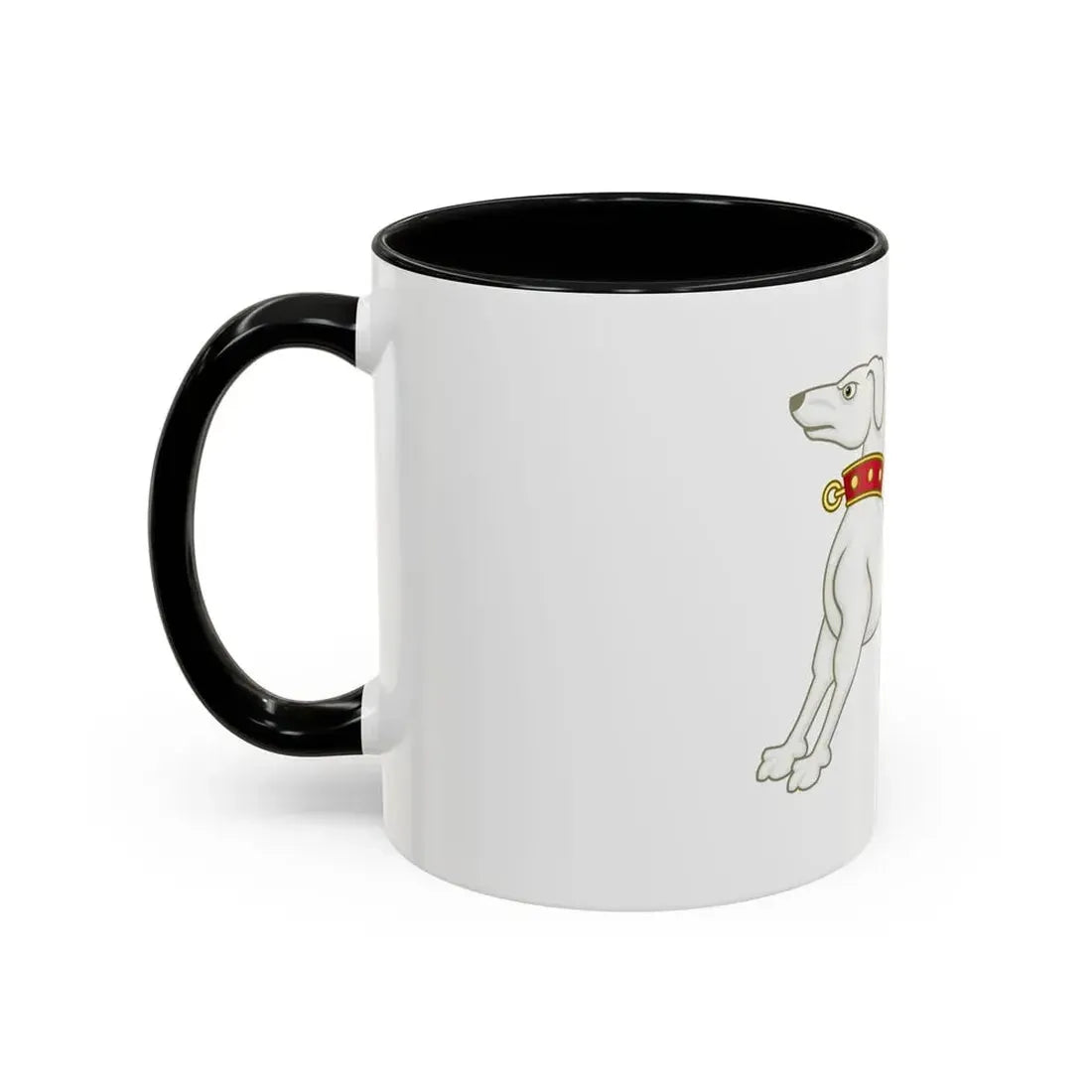 Greyhound of Richmond Badge of Henry VII - Accent Coffee Mug - Go Mug Yourself