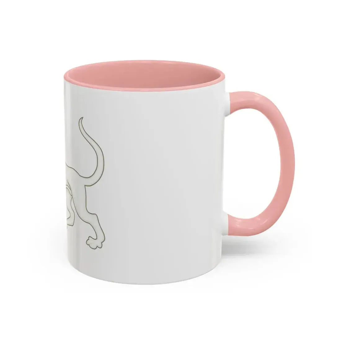 Greyhound of Richmond Badge of Henry VII - Accent Coffee Mug - Go Mug Yourself