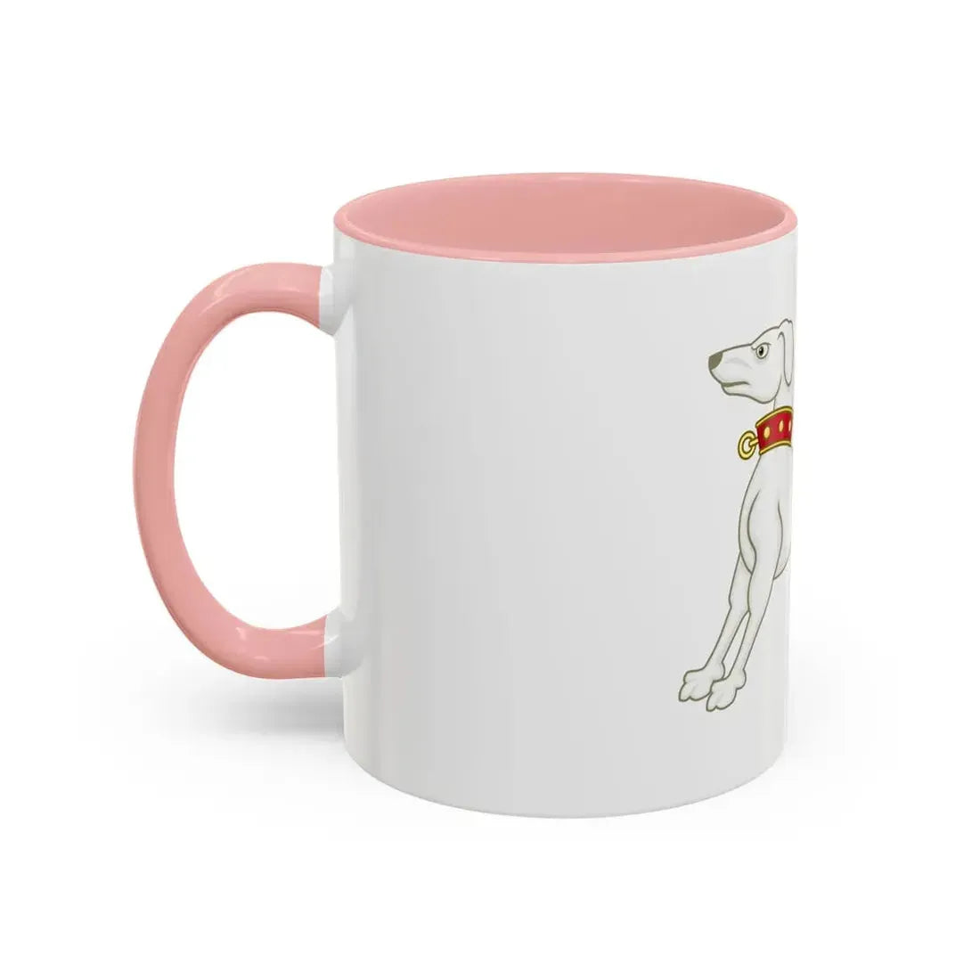 Greyhound of Richmond Badge of Henry VII - Accent Coffee Mug - Go Mug Yourself