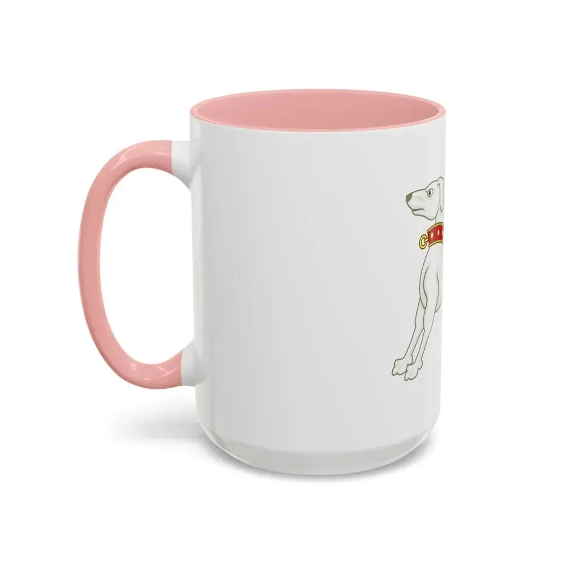 Greyhound of Richmond Badge of Henry VII - Accent Coffee Mug - Go Mug Yourself