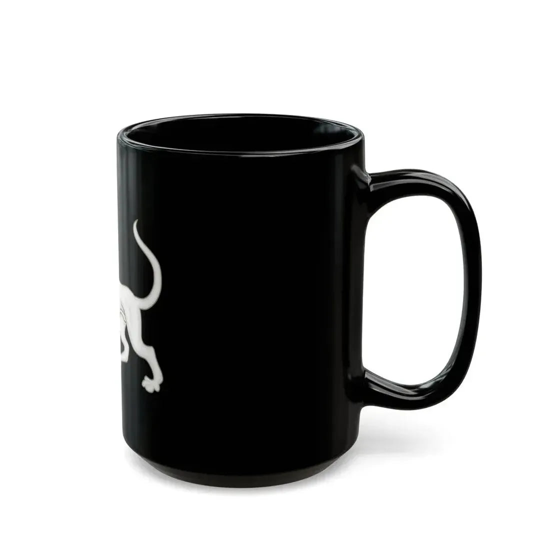 Greyhound of Richmond Badge of Henry VII - Black Coffee Mug - Go Mug Yourself